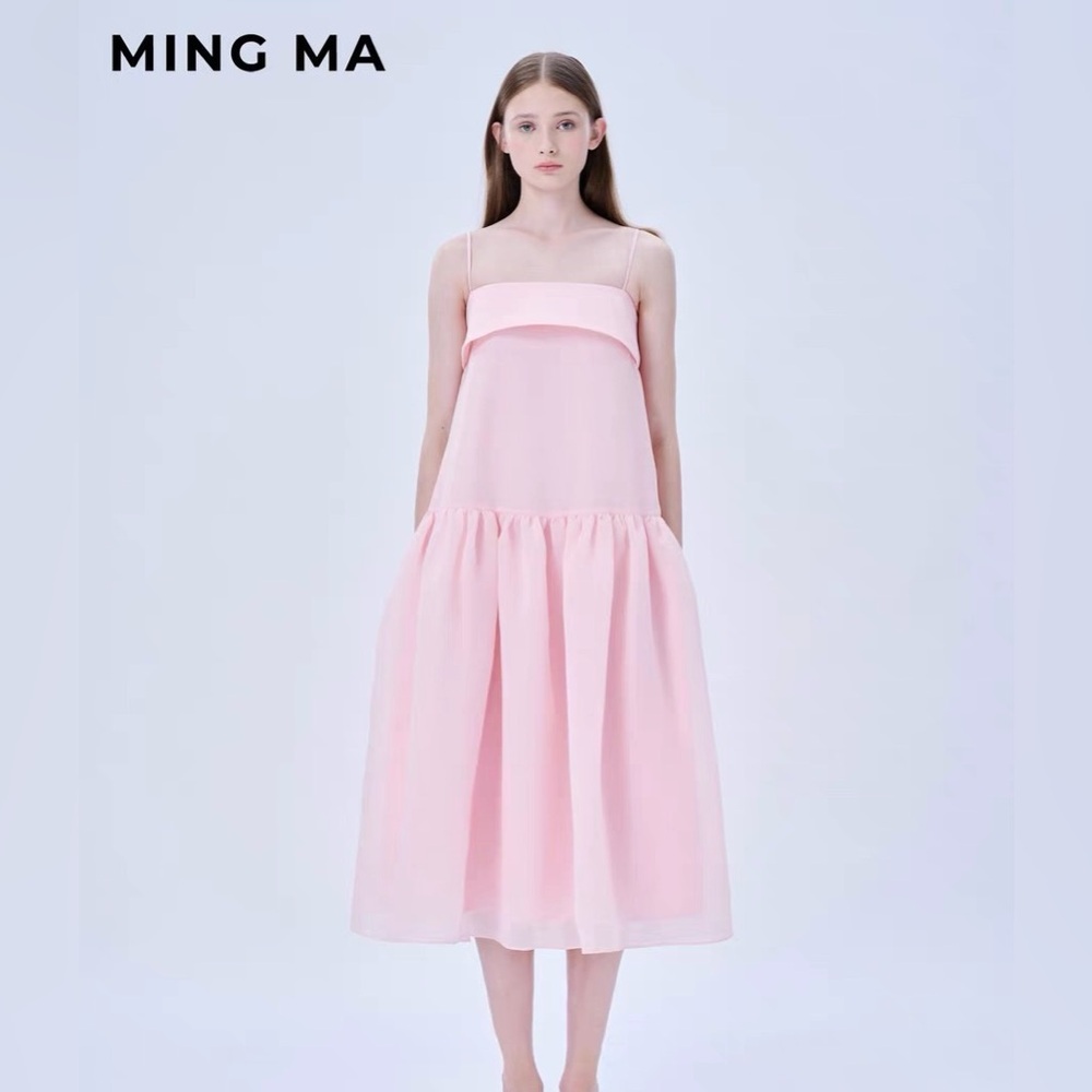 Mingma pink midi dress